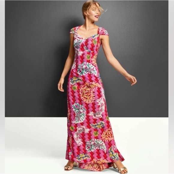 Zac Posen Dresses & Skirts - Zac Posen Target 20th Anniversary Collection Pink‎ Safety Pin Maxi Size 18 W